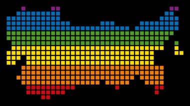 Spektrum piksel Lgbt SSCB harita