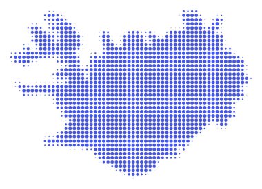 İzlanda harita noktalı resim simgesi