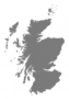 İskoçya Haritası noktalı resim simgesi