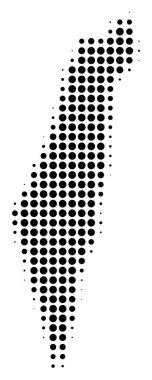 İsrail harita noktalı resim simgesi