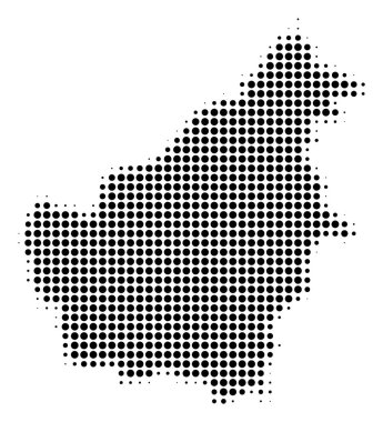 Borneo Adası harita noktalı resim simgesi