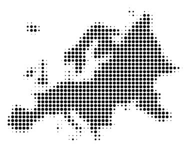 Europe harita noktalı resim simgesi