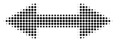 Exchange okları noktalı resim simgesi