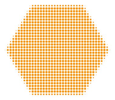 Dolu altıgen noktalı resim simgesi