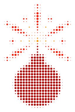 Havai fişek ateşleyici noktalı resim simgesi