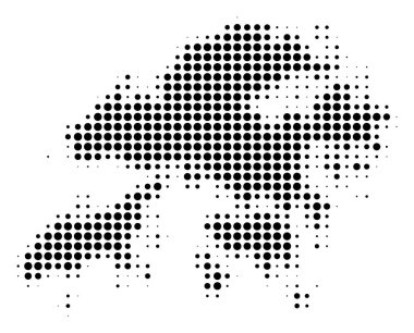 Hong Kong harita noktalı resim simgesi