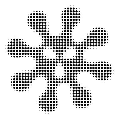 Virüs noktalı resim simgesi