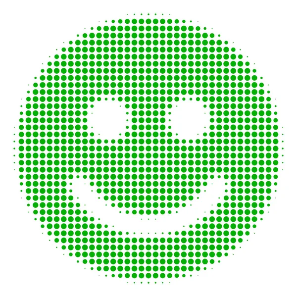 Jsem rád, že úsměv polotónů ikona — Stockový vektor