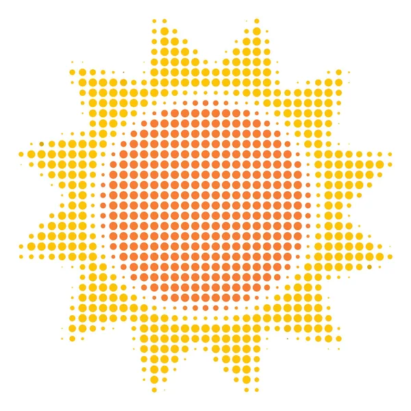 Ikona Sun półtonów — Wektor stockowy