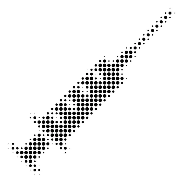 Icône de demi-teinte de seringue — Image vectorielle