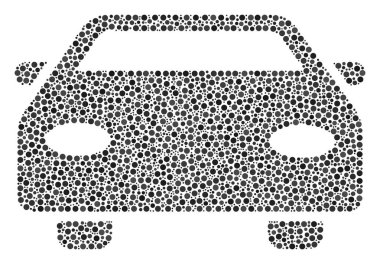 Küçük daire araba kolaj