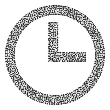 Küçük daire saat mozaiği