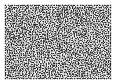 Nokta dolu Rectange Mozaik