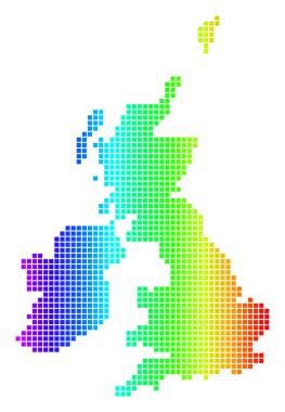 Spektrum nokta büyük Britanya ve İrlanda Haritası