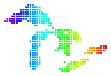 Spektrum nokta büyük göller Haritası