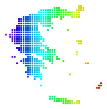 Spektrum nokta Yunanistan Haritası
