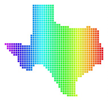 Spektrum nokta Texas harita