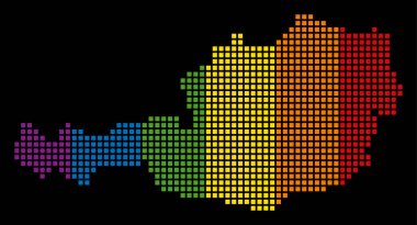 Spektrum piksel Lgbt Avusturya harita