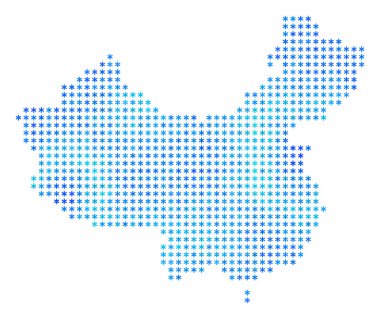 Buzlu Çin Haritası