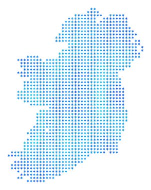 Kış İrlanda Haritası