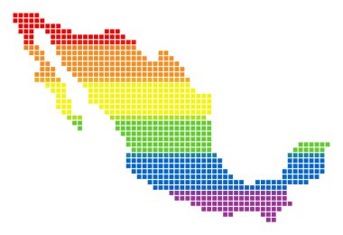 Spektrum nokta Lgbt Meksika harita