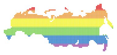 LGBT Rusya harita noktalı spektrum