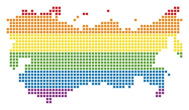 LGBT SSCB harita noktalı spektrum