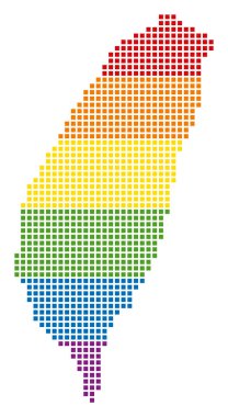 Spektrum nokta Lgbt Tayvan ada Haritası
