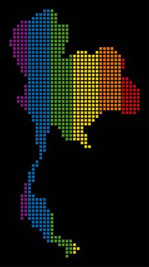 Spektrum piksel Lgbt Tayland Haritası