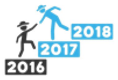 2017 iş eğitim merdiven noktalı resim simgesi