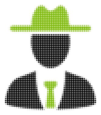 Çiftçi patron noktalı resim simgesi