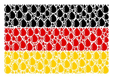 Drop Items mozaiği Alman bayrağı