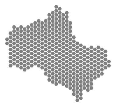 Gri altıgen Moskova Oblast göster