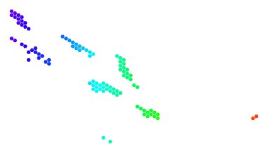 Spektrum altıgen Solomon Adaları Haritası