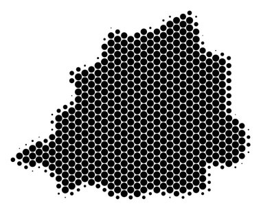 Nokta yarı ton Vatikan Haritası