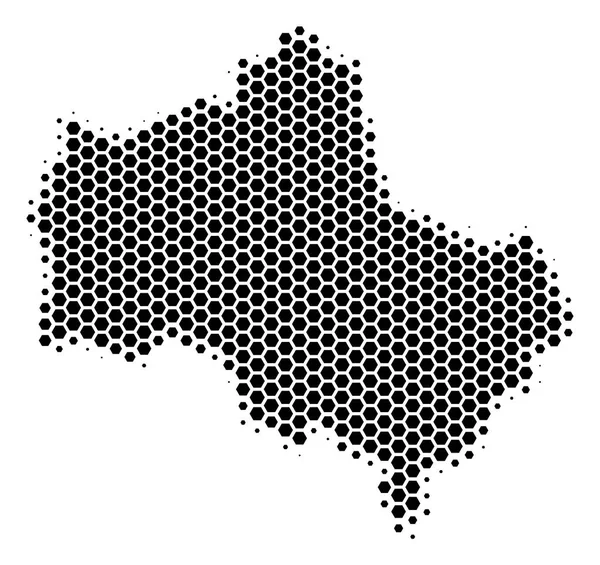 Altıgen yarı ton Moskova Oblast göster