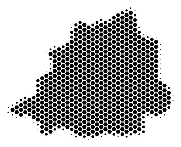 Altıgen yarı ton Vatikan Haritası