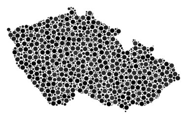 Çek harita kompozisyon nokta