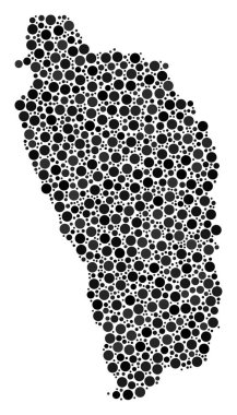 Dominika ada harita kompozisyon çevrelerin