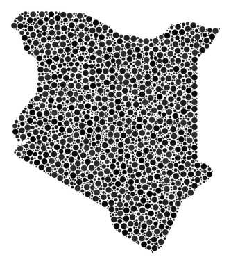 Kenya harita kompozisyon küre