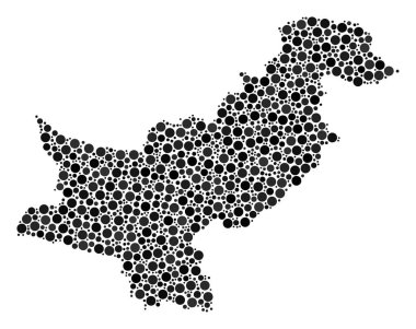 Pakistan harita kompozisyon nokta