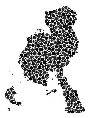 Veraguas il harita kompozisyon nokta