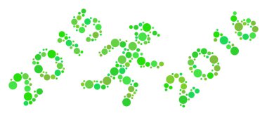 Daireler 2016 yıl mozaik simgesine çalıştırmak