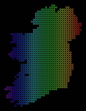 Bright İrlanda ada Haritası
