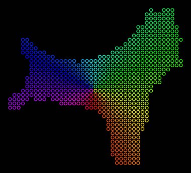 Spektral nokta Christmas Adası Haritası