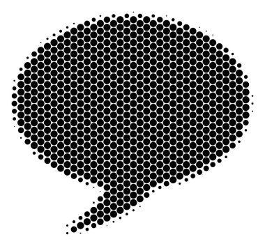 Yarı ton nokta balon simgesi