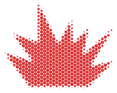 Yarı ton nokta Boom patlama simgesi