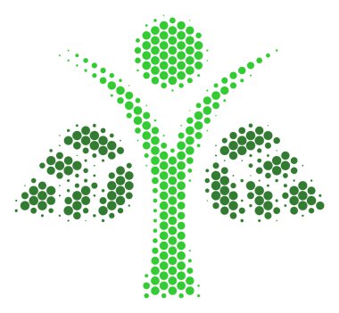 Yarı ton nokta Eco adam simgesi