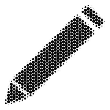 Yarı ton nokta Düzenle kalem simgesini