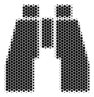 Yarı ton nokta bulmak dürbün simgesi